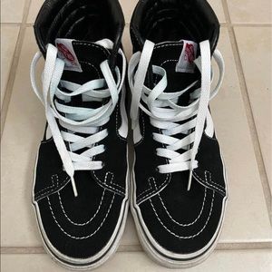 VANS classic high top skater shoes size 8.5